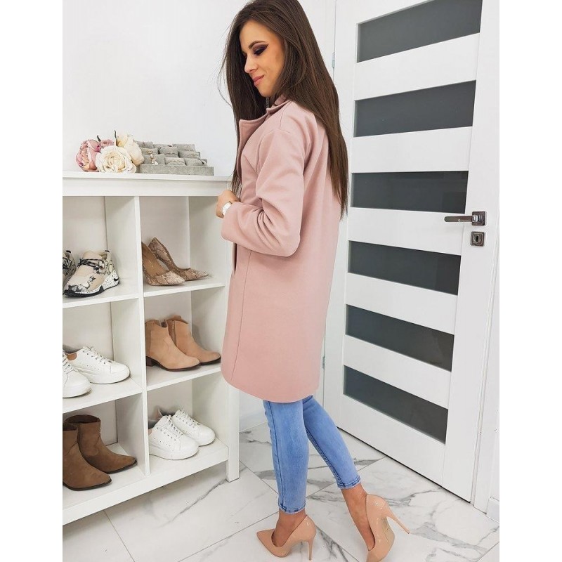 Dámsky kabát SEVENTO NY0328 - ružový