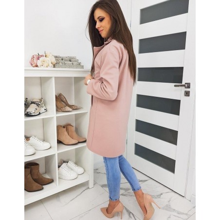 Dámsky kabát SEVENTO NY0328 - ružový
