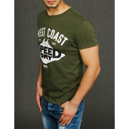 Pánske tričko s potlačou RX3893 - zelené