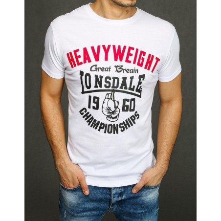 Tričko s krátkym rukávom pre pánov RX3895 - biele