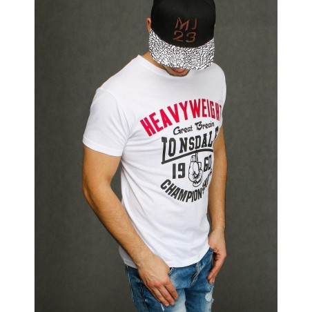 Tričko s krátkym rukávom pre pánov RX3895 - biele