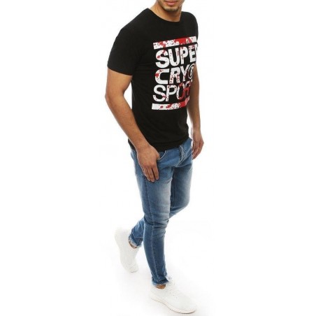 Pánske tričko s krátkym rukávom RX3996 - čierne