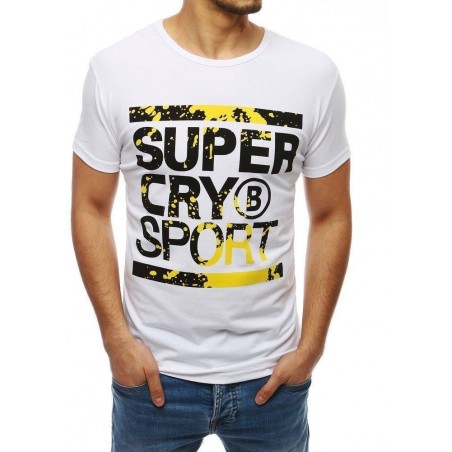 Pánske tričko s krátkym rukávom RX3997 - biele