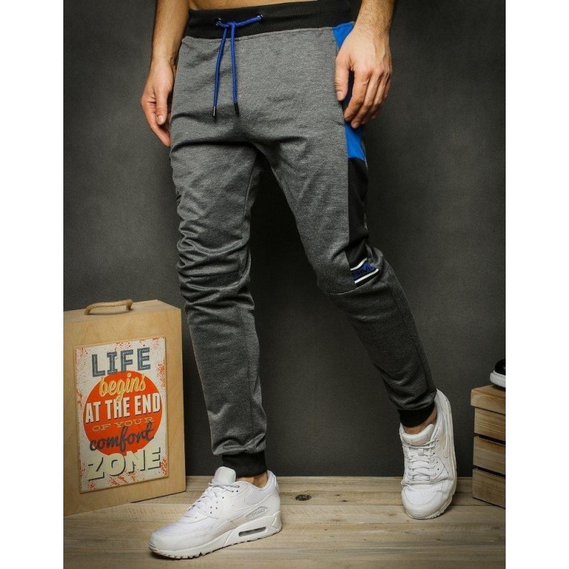 Tmavosivé pánske tepláky UX2403