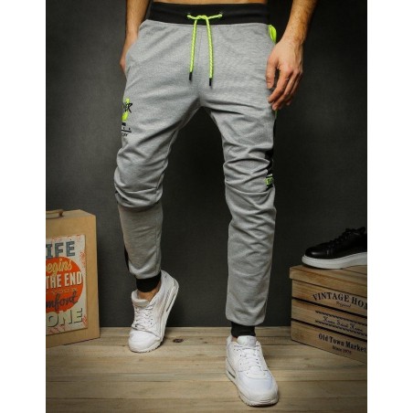 Svetlosivé pánske tepláky UX2404