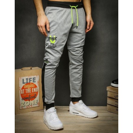 Svetlosivé pánske tepláky UX2404