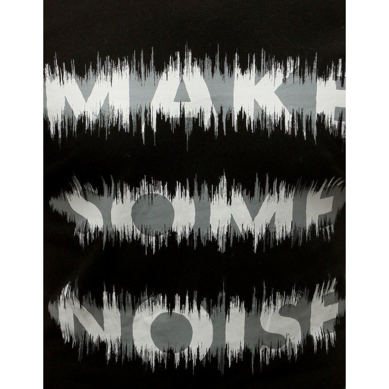 Pánske čierne tričko s potlačou RX3811