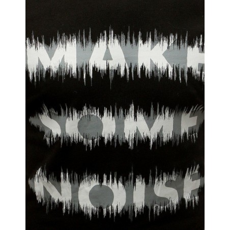 Pánske čierne tričko s potlačou RX3811