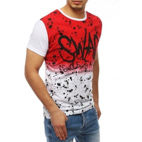 Tričko s potlačou pre mužov RX4053 - biele