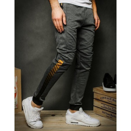 Pánske tepláky UX2417 - tmavosivé