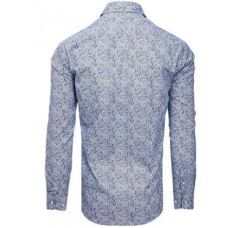 Pánska košeľa s dlhým rukávom PREMIUM DX1817 - biela