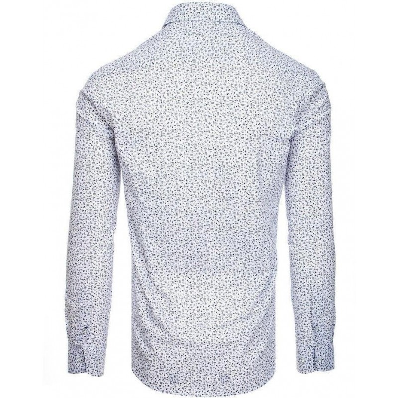 Košeľa s dlhým rukávom pre pánov PREMIUM  DX1824 - biela
