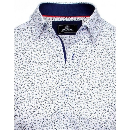 Košeľa s dlhým rukávom pre pánov PREMIUM  DX1824 - biela