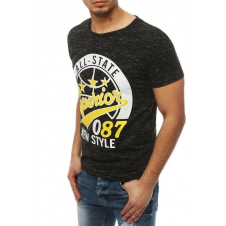 Čierne tričko pre mužov RX3952