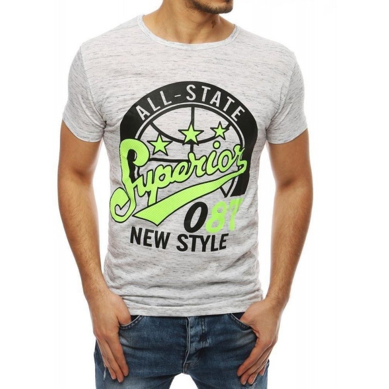 Biele tričko pre mužov RX3953