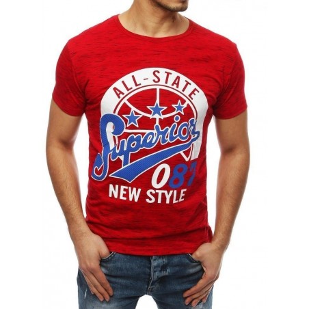 Červené tričko pre mužov RX3954
