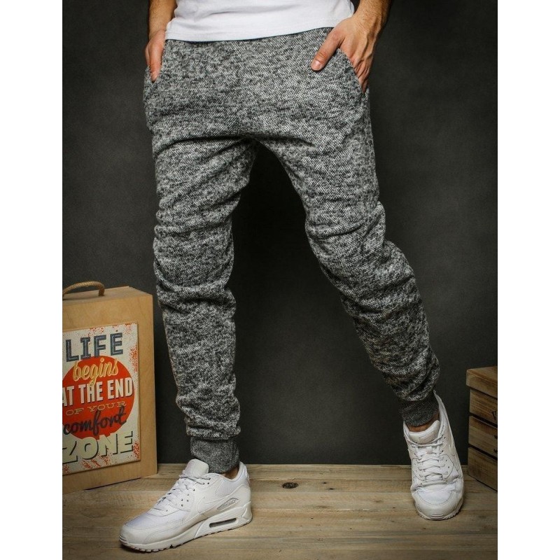 Pánske sivé tepláky UX2377