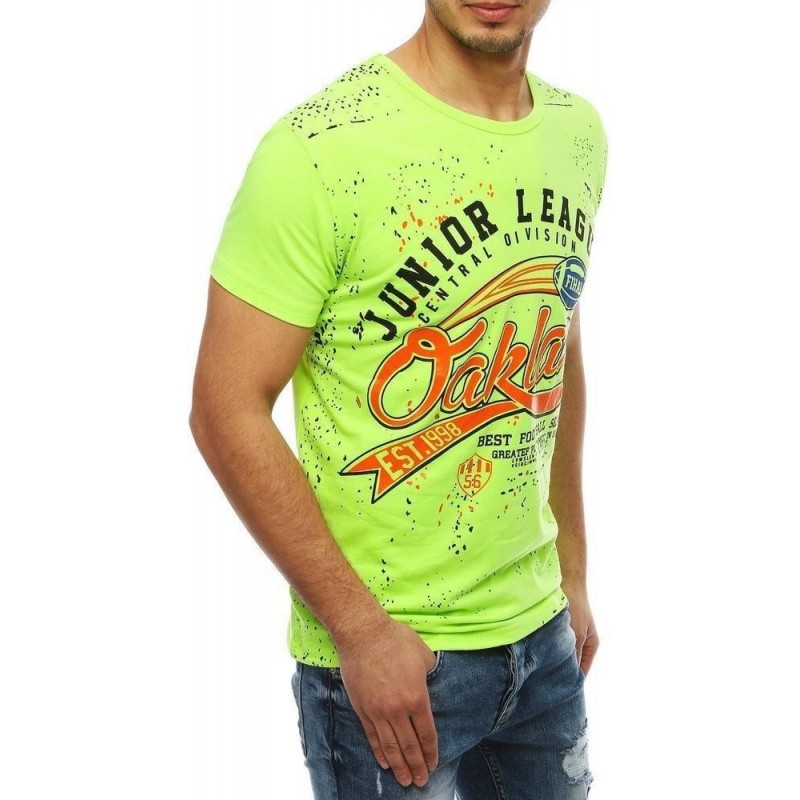 Pánske tričko s krátkymi rukávmi RX4072 - zelené