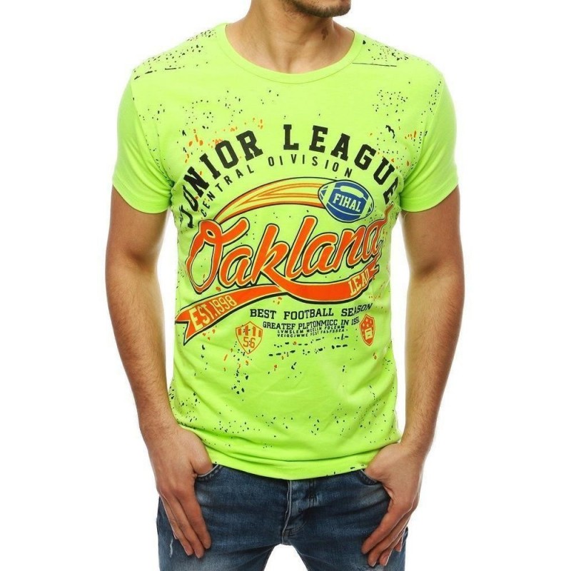 Pánske tričko s krátkymi rukávmi RX4072 - zelené