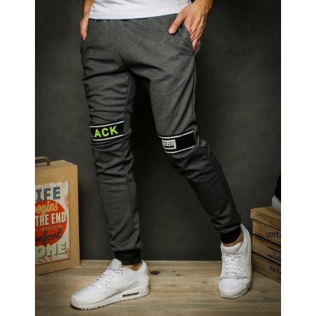 Pánske tepláky UX2416 - čierne