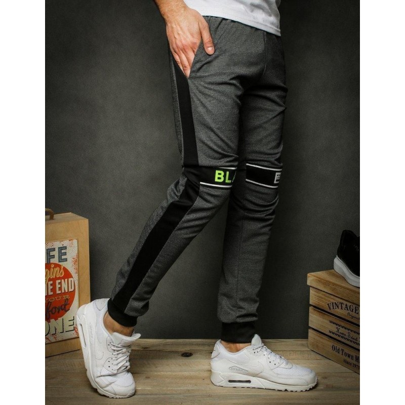 Pánske tepláky UX2416 - čierne