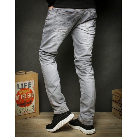 Pánske sivé džínsy UX2423