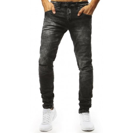 Čierne pánske džínsy (ux1323)