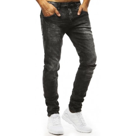 Čierne pánske džínsy (ux1323)