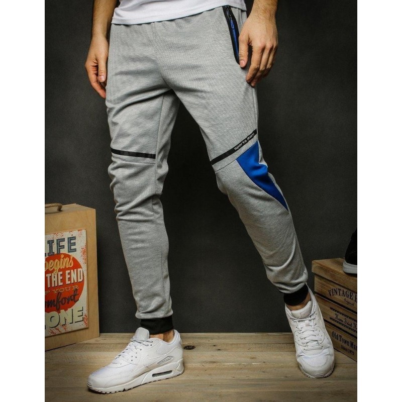 Pánske tepláky UX2435 - svetlosivé