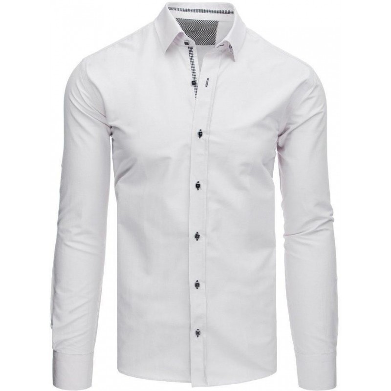 Biela slim fit košeľa (dx1527)