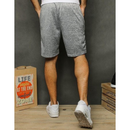 Svetlosivé pánske teplákové kraťasy SX1135