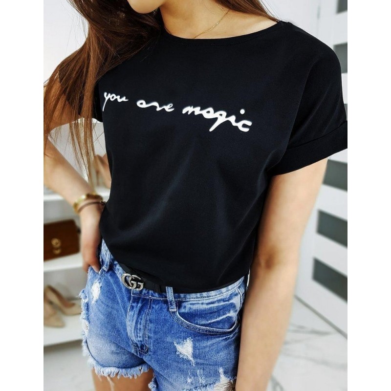Čierne dámske tričko MAGIC RY1254