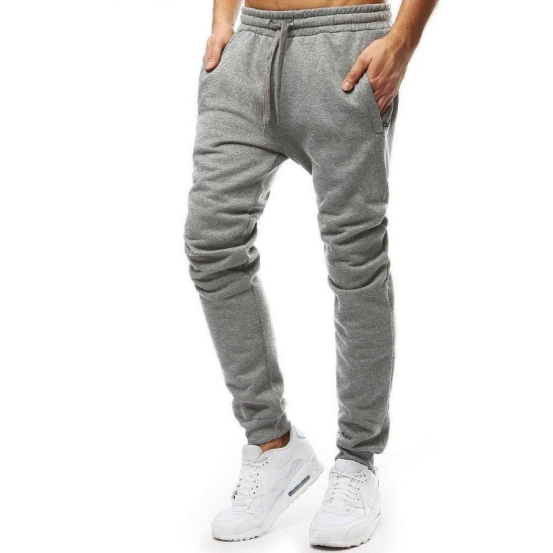 Svetlosivé pánske jogger tepláky UX2483