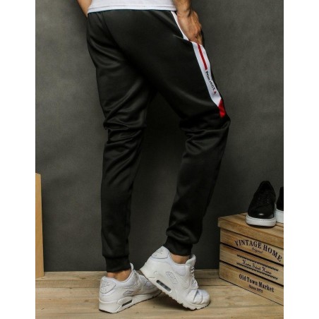 Pánske čierne tepláky UX2504