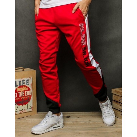 Pánske červené tepláky UX2509