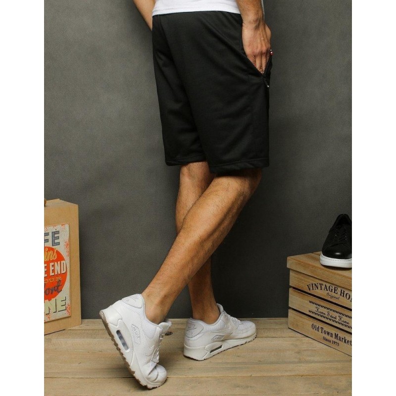 Pánske teplákové kraťasy SX1194 - čierne