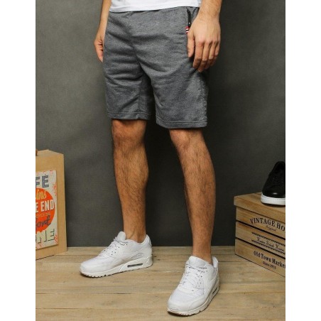 Pánske teplákové kraťasy SX1195 - svetlosivé