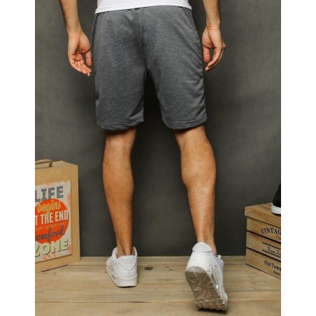 Pánske teplákové kraťasy SX1195 - svetlosivé