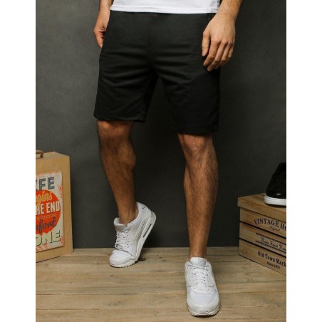 Čierne teplákové pánske kraťasy SX1197