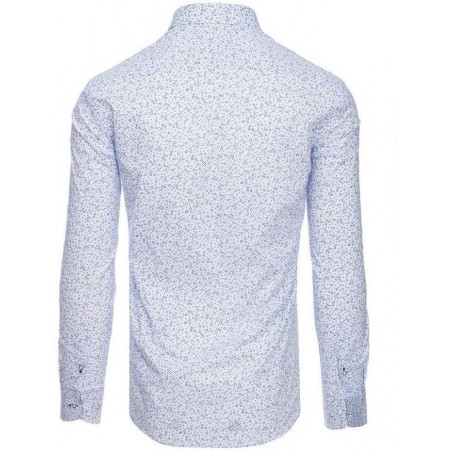 Biela vzorovaná pánska košeľa DX1875