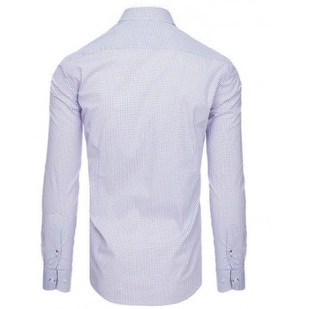 Vzorovaná košeľa pre pánov DX1884 - biela