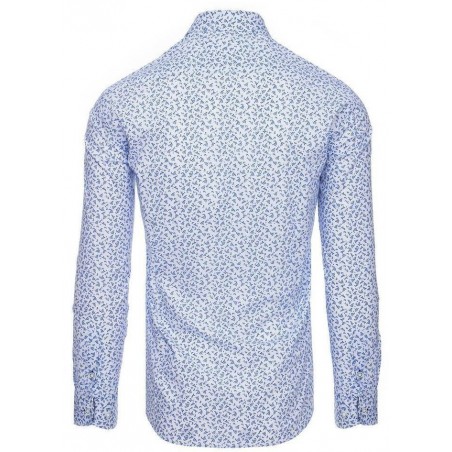 Biela pánska vzorovaná košeľa DX1887
