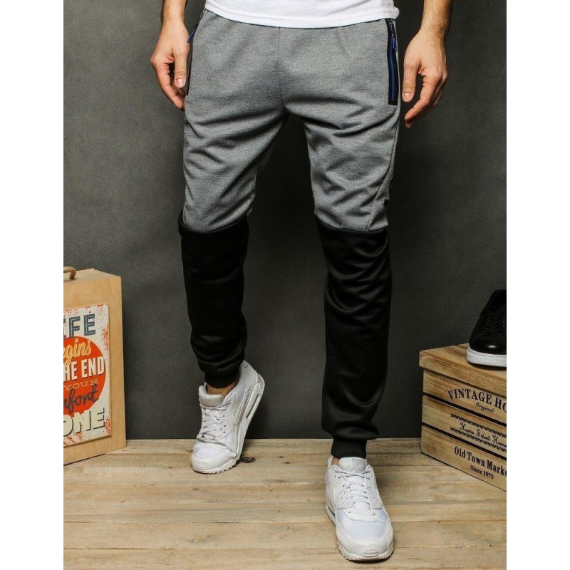 Pánske svetlosivé tepláky UX2486