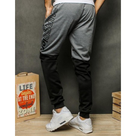 Pánske svetlosivé tepláky UX2486