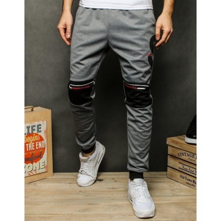 Svetlosivé tepláky pre mužov UX2501