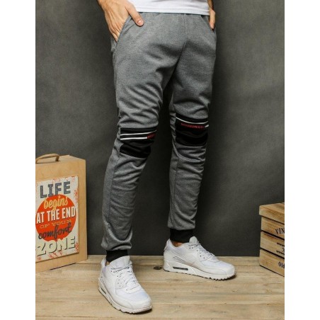 Svetlosivé tepláky pre mužov UX2501