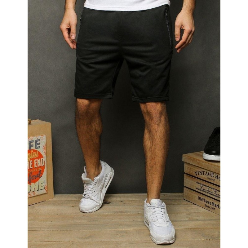 Teplákové pánske kraťasy SX1188 - čierne