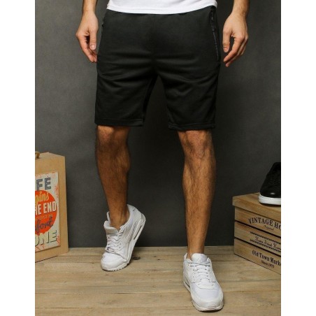 Teplákové pánske kraťasy SX1188 - čierne