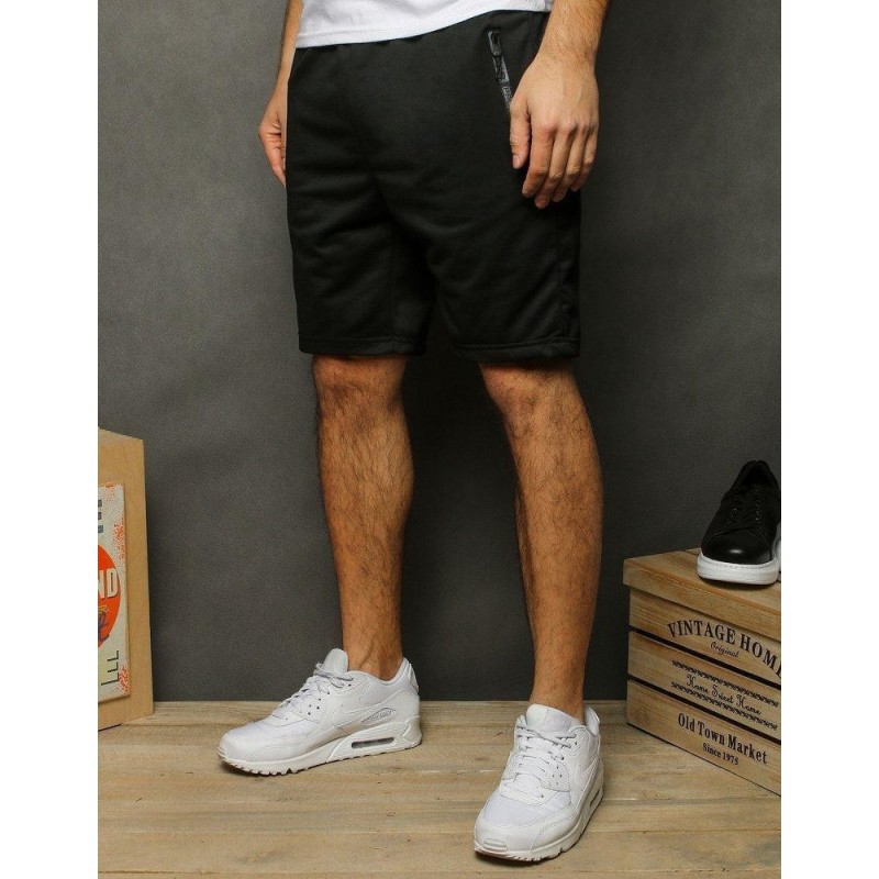 Teplákové pánske kraťasy SX1188 - čierne