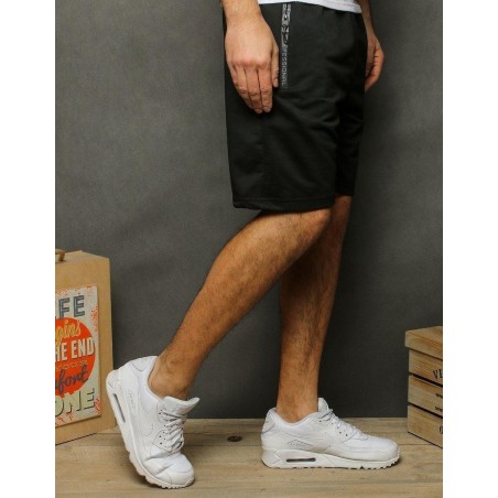 Teplákové pánske kraťasy SX1188 - čierne